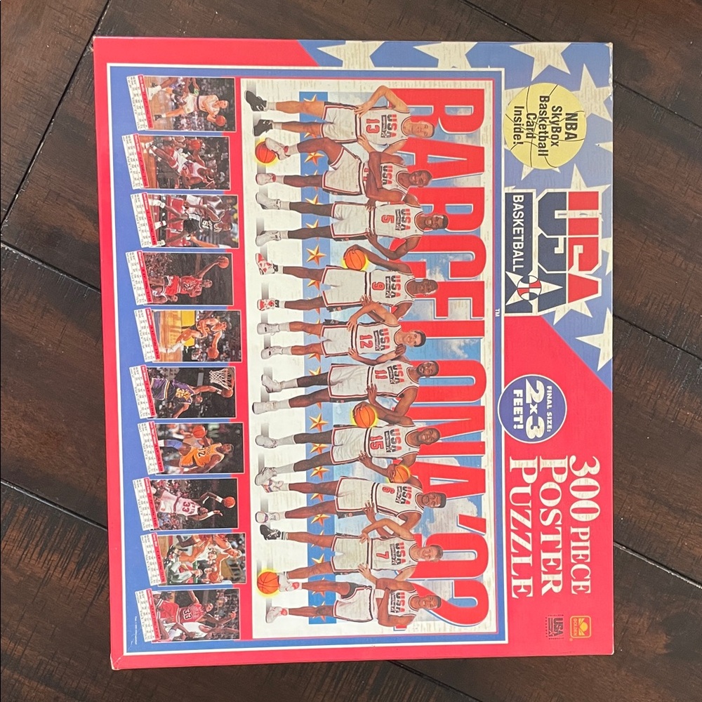 Barcelona '92 Poster Puzzle - Red